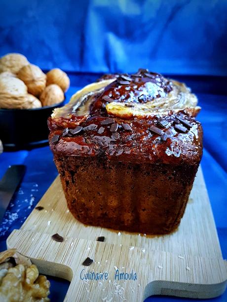 Cake banane-chocolat