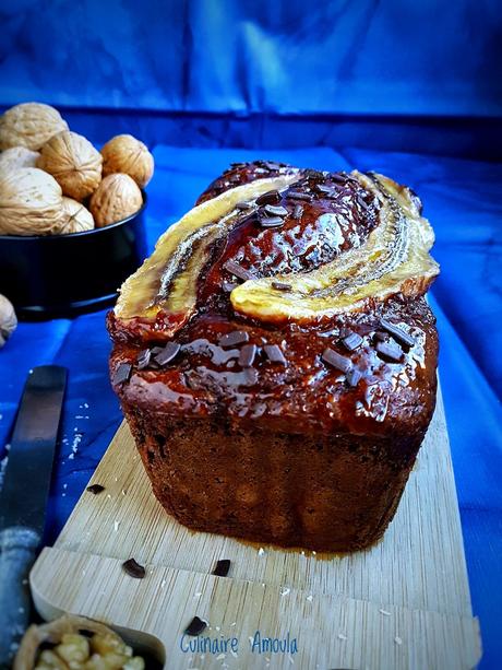 Cake banane-chocolat Cake banane-chocolat