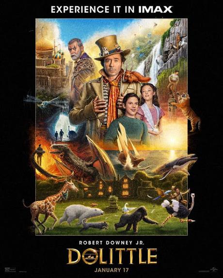 Affiche IMAX pour Le Voyage du Dr Dolittle de Stephen Gaghan