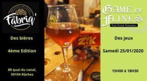 Info bière – 4ème édition de bière et de jeux!
– Bière Info bière – 4ème édition de bière et de jeux!
– Bière