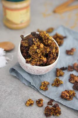 Granola salé quinoa-curry Granola salé quinoa-curry