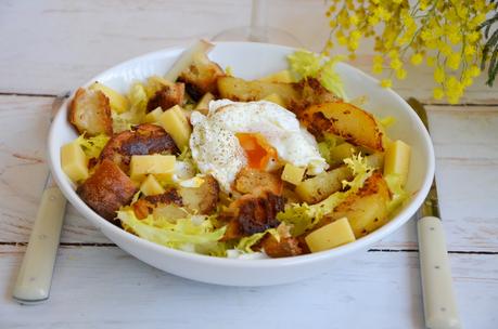 Salade lyonnaise veggie Salade lyonnaise veggie