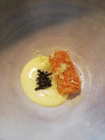 Salsifis frit, caviar osciètre © Gourmets&co