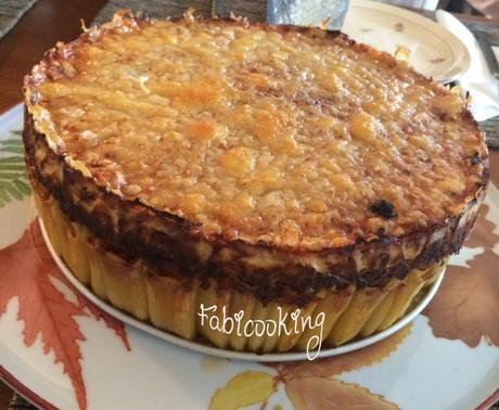 Gâteau de rigatonis à la Bolognaise Gâteau de rigatonis à la Bolognaise