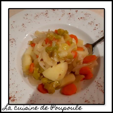 Fondue de poireaux aux carottes et pommes de terre Fondue de poireaux aux carottes et pommes de terre