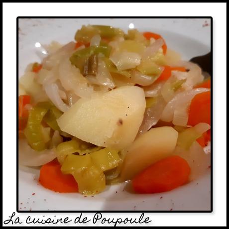 Fondue de poireaux aux carottes et pommes de terre Fondue de poireaux aux carottes et pommes de terre