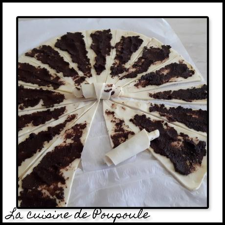 Croissant à la tapenade