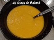 Velouté carottes, paprika lait concentré sucré