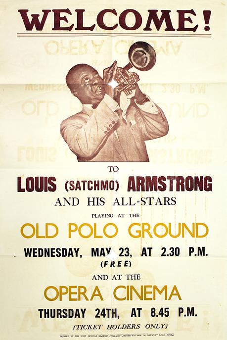 Louis Armstrong au Ghana en mai 1956 Louis Armstrong au Ghana en mai 1956