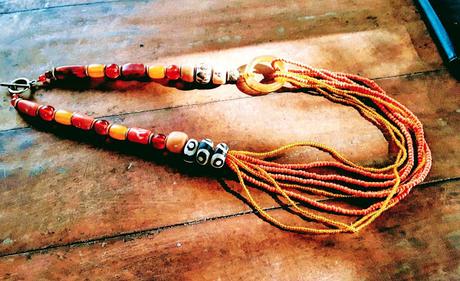 A new journey for a panafricanist necklace made in Busua Ghana