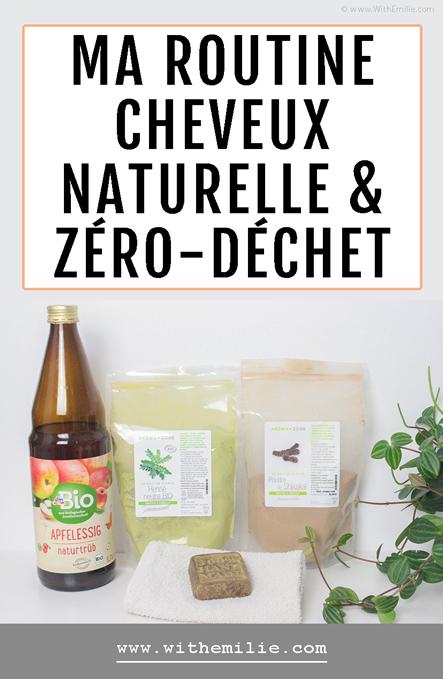 Ma routine cheveux naturelle et (presque) zéro-déchet