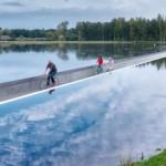 MADE IN BELGIUM : Une piste cyclable à travers l’eau (Bokrijk)
