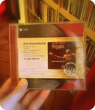 #2020RacontePasTaVie - jour 25, l'album du samedi : Symphonie n°2 de Rachmaninov par André Previn et le London Symphony Orchestra.