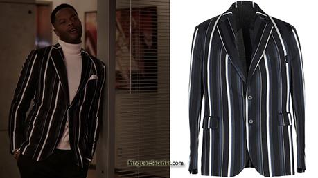 DYNASTY : Jeff’s striped blazer in S3E10