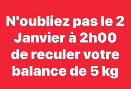 Ce qu'il fallait faire, au début de cette nouvelle année