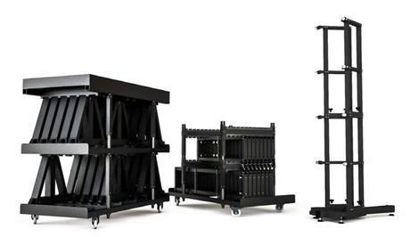 Présentation des supports professionnels Omb pour panneaux LED, moniteurs et vidéoprojecteurs