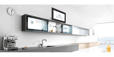 Les écrans Aquavision s'intègrent aussi dans les cuisines