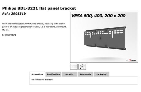 Utilisez le configurateur Audipack pour trouver votre support pour moniteur ou vidéoprojecteur Utilisez le configurateur Audipack pour trouver votre support pour moniteur ou vidéoprojecteur