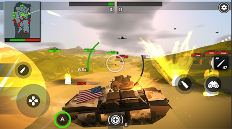 Télécharger Gratuit Poly Tank 2: Battle Sandbox APK MOD (Astuce) 2