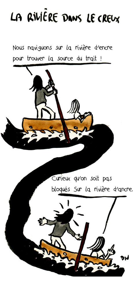 Rivière d'encre, la chronique encrée