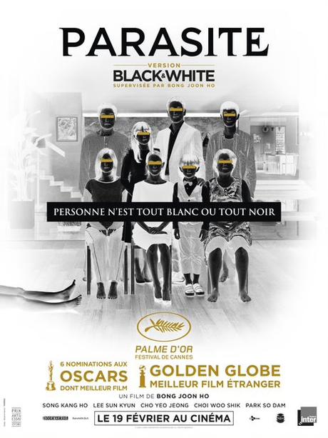 Ressortie du film PARASITE au cinéma en version « Black & White » ! Parasite le film en noir et blanc