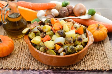 Légumes d’hiver rôtis au four