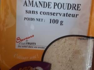 Galette à la poire et crème d'amande Crème d'amande