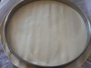 Galette à la poire et crème d'amande Cliquer sur les photographies pour les agrandir