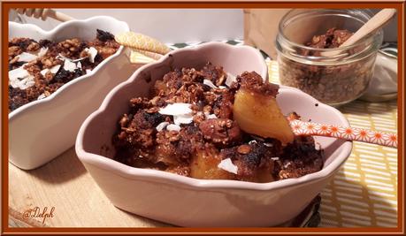 Crumble d'ananas au spéculoos Crumble d'ananas au spéculoos