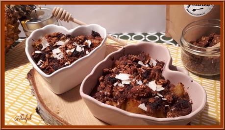 Crumble d'ananas au spéculoos Crumble d'ananas au spéculoos