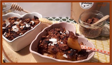 Crumble d'ananas au spéculoos Crumble d'ananas au spéculoos
