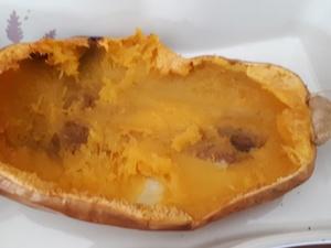 Butternut farcie façon Chili Cliquer sur les photographies pour les agrandir