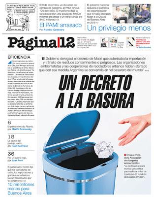 L’Argentine n’est pas une poubelle ! [Actu]