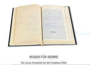 Fondation Rainer Maria RILKE  « Des roses pour Sierre » une pièce maîtresse Fondation Rilke