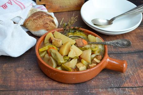 Pot au feu de tofu vegan