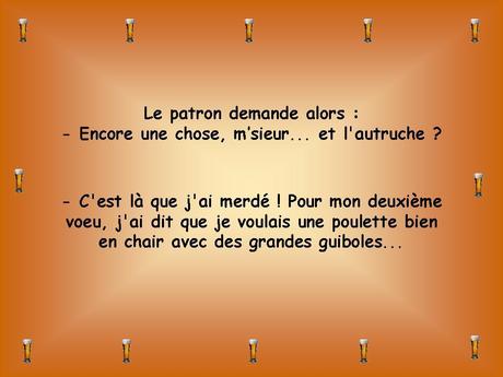 Blague - Le vieil homme et l'autruche