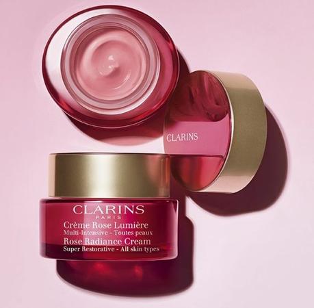 Multi-Intensive Crème Rose Lumière : la nouvelle crème anti-rides & bonne mine de Clarins