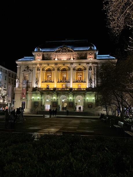 Lyon de nuit (carte postale de nuit) #Lyon