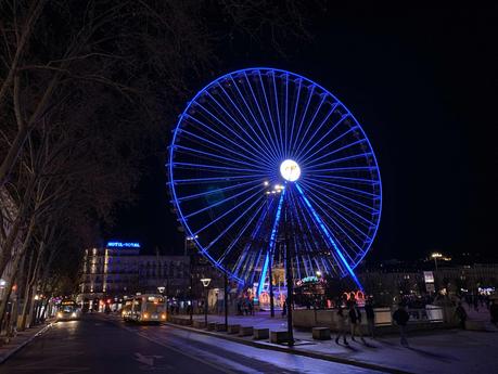 Lyon de nuit (carte postale de nuit) #Lyon