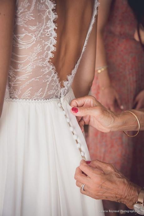 Real bride – La robe de Manon en dentelle Chantilly