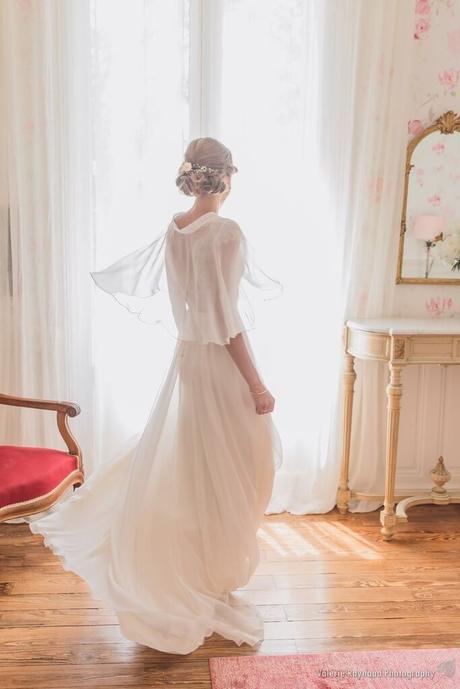 Real bride – La robe de Manon en dentelle Chantilly