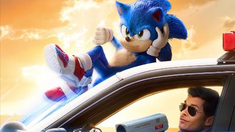 Affiche Dolby Cinema pour Sonic Le Film de Jeff Fowler
