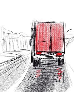 Dessin sur la Route, Drive by Drawing.
