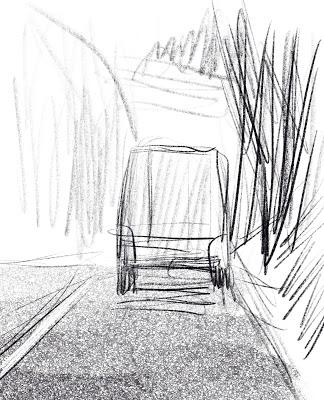 Dessin sur la Route, Drive by Drawing.