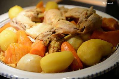 Couscous au poulet et aux légumes