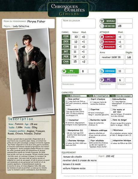 Miss Phryne Fisher, lady detective