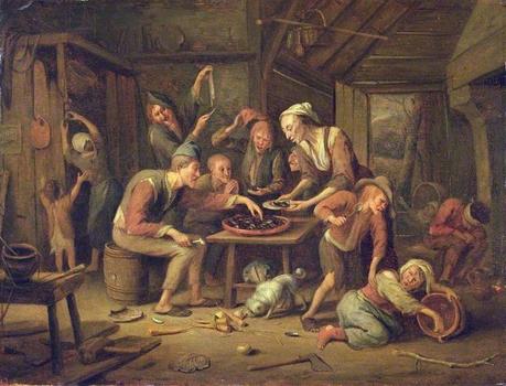 vSteen, Jan, 1625/1626-1679; The Lean Kitchen