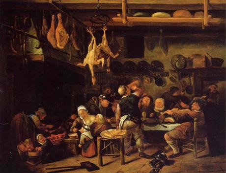 Steen 1650 ca A1 The Fat Kitchen coll priv 91,5 x 71 cm