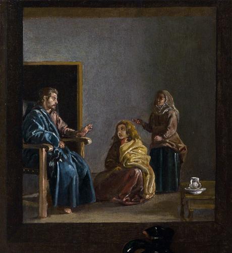 Velasquez 1618 Cristo_en_casa_de_Marta_y_Maria detail