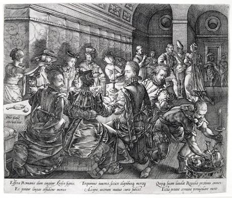 Goltzius 1578 Le banquet de Tarquin